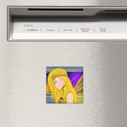 Lilin OC - Cyborg engel - Starset geïnspireerde ku Magneet (Insitu (Vaatwasser))