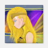 Lilin OC - Cyborg engel - Starset geïnspireerde ku Magneet (Voorkant)