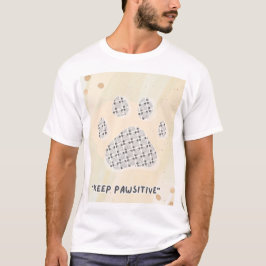 Lil'Inspirations #10 - Keep PAWsitive Fotodruck T-shirt