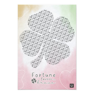 Lil'Inspirations #16 - Fortune favors the brave Foto Afdruk