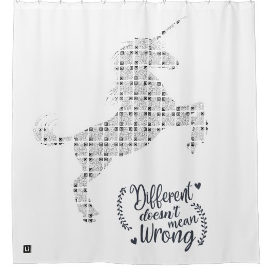 Lil'Inspirations #23 - Different does not mean...  Douchegordijn (Voorkant)