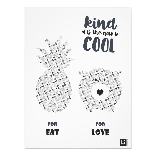 Lil'Inspirations #24 - Kind is the new cool Foto Afdruk (Voorkant)
