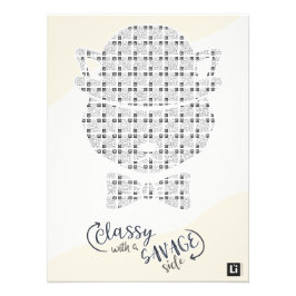 Lil'Inspirations #33 - Classy with a savage side Foto Afdruk