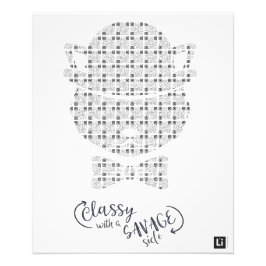 Lil'Inspirations #35 - Classy with a savage side Foto Afdruk