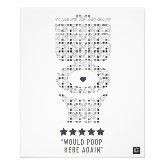 Lil'Inspirations #36 - Would poop here again Foto Afdruk (Voorkant)