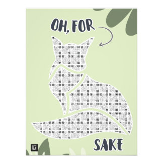 Lil'Inspirations #39 - Oh for fox sake Foto Afdruk