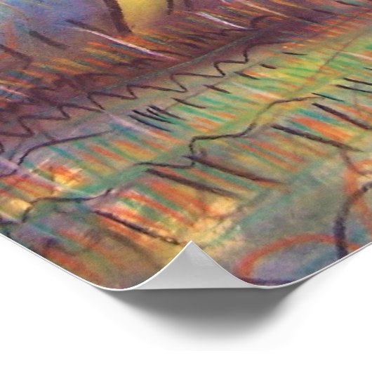 Lilith, Adam, de duivel en de vruchten in Eden Poster (Hoek)