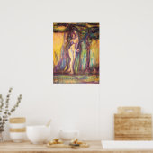 Lilith, Adam, de duivel en de vruchten in Eden Poster (Keuken)