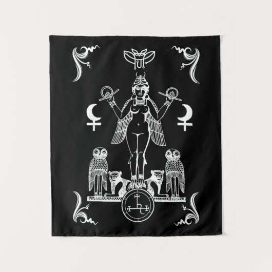 Lilith Altar Tapestry Wandkleed (Voorkant)