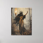 Lilith Art - Slangenprint, , Dark Art Canvas Afdruk (Voorkant)