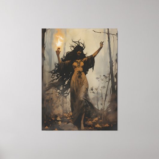 Lilith Art - Slangenprint, , Dark Art Canvas Afdruk (Voorkant)