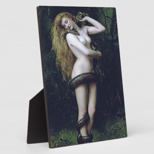 Lilith by John Collier 1887 Fotoplaat (Zijkant)