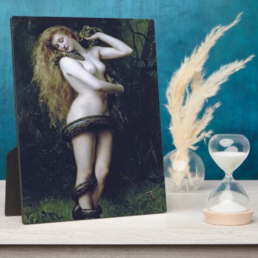 Lilith by John Collier 1887 Fotoplaat (Zijkant)