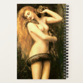 Lilith door John Collier Notitieboek (Achterkant)