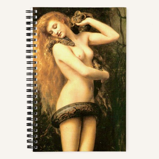 Lilith door John Collier Notitieboek (Voorkant)