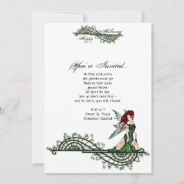 Lilith Fairy Gotische Halloween Party Uitnodiging