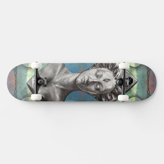 Lilith Fantasy godin paarse kunst Persoonlijk Skateboard (Horizontaal)