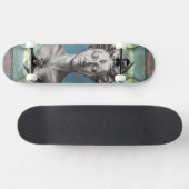 Lilith Fantasy godin paarse kunst Persoonlijk Skateboard (Horizontaal)