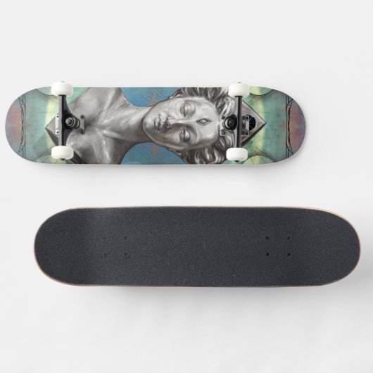 Lilith Fantasy godin paarse kunst Persoonlijk Skateboard (Horizontaal)