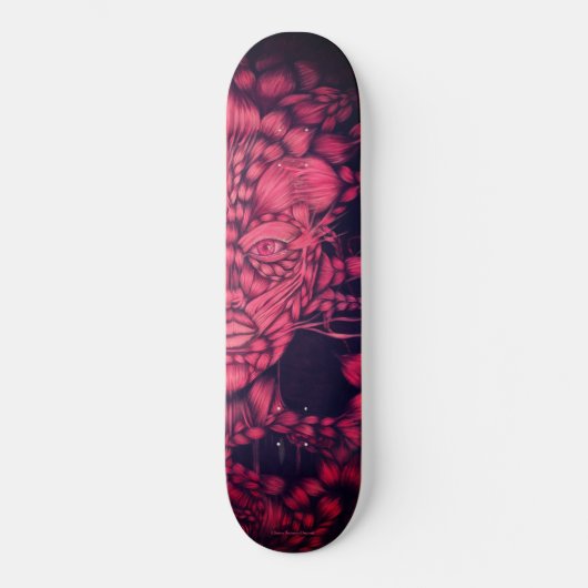 Lilith Fluo Pink 2 Persoonlijk Skateboard (Voorkant)