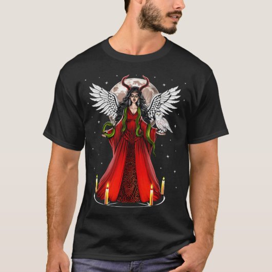 Lilith heidense godin t-shirt (Voorkant)