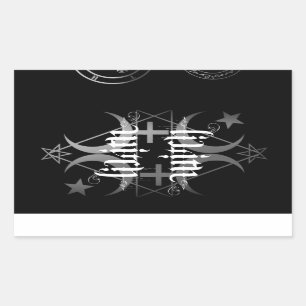 Lilith heks zwart-wit sticker