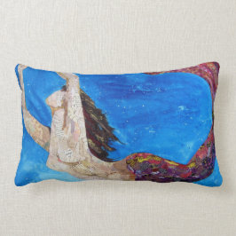 Lilith - mermaid collage art kussen