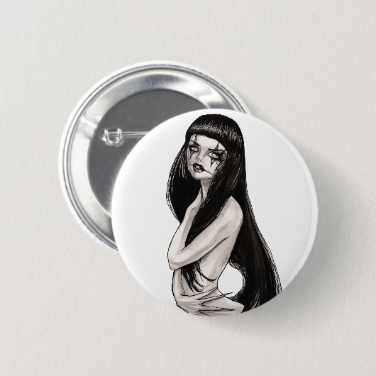 Lilith Ronde Button 5,7 Cm (Voorkant /achterkant)