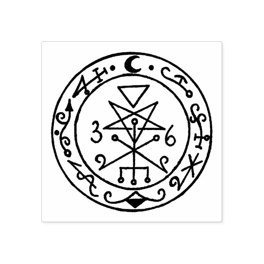 Lilith rubberen stempel (Afrduk)