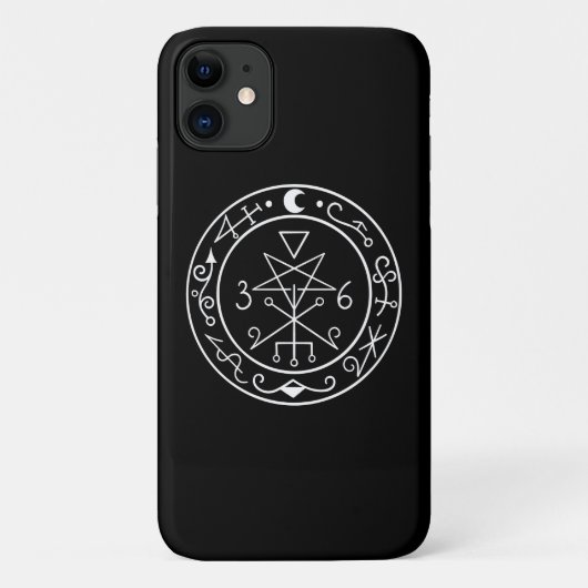 Lilith sigil. Donkere maan Goddess zeehond Case-Mate iPhone Case (Achterkant)