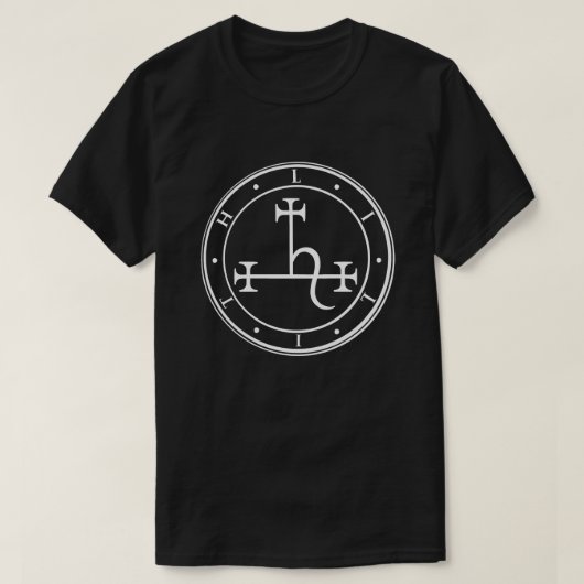 Lilith sigil. Donkere maan Goddess zeehond T-Shirt (Design voorkant)