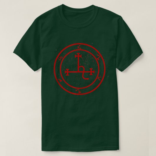 Lilith Sigil Enochian Succubi Writing Magick Occul T-shirt (Design voorkant)