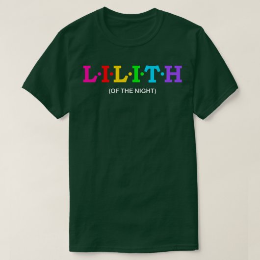 Lilith van de nacht t-shirt (Design voorkant)