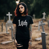 Lilith vrouwelijke demon t-shirt