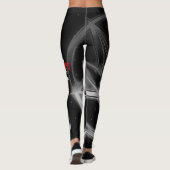 lilith Witch Pentagram baphomet leggings Black (Achterkant)