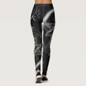 lilith Witch Pentagram Dubbelduivelse leggings Zwa (Achterkant)