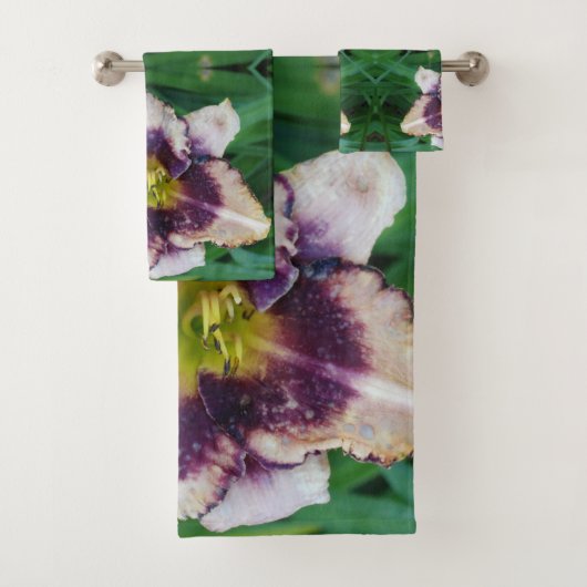 Lilium blossom close-up foto bad handdoek (Insitu)