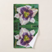 Lilium blossom close-up foto bad handdoek (Handdoek)