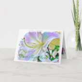 Lilium "Casa Blanca" [Wenskaart] Kaart (Voorkant)