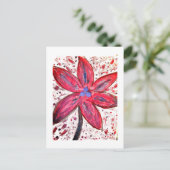 Lilium Orientale Briefkaart (Staand voorkant)