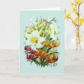 Lilium speciies kaart (Gele Bloem)