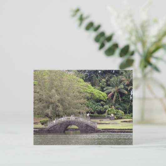Lili'uokalani Park Bridge Briefkaart (Staand voorkant)