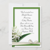 Liliy of the Valley Invitation Kaart (Voorkant)