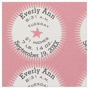 Lil'Lady Pink Star Birth Record Stats Stof