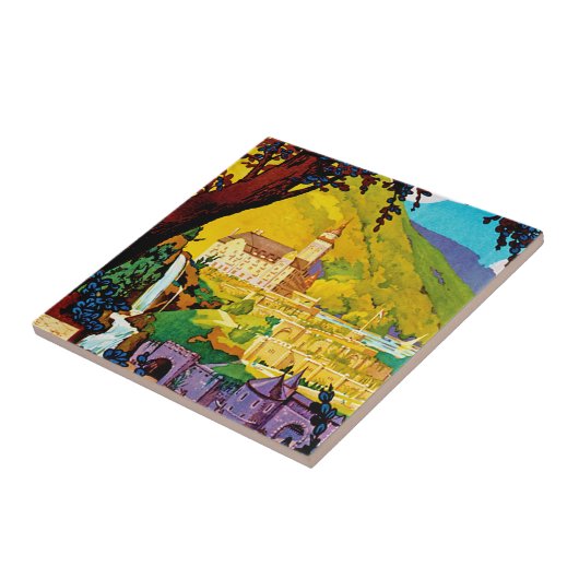 Lillafured Hongarije Tegeltje (Zijkant)