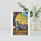 Lillafured Hungarian Travel Poster Briefkaart (Staand voorkant)
