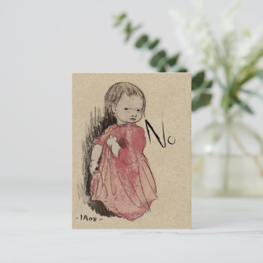 Lillan Says No CC0239 Briefkaart (Staand voorkant)