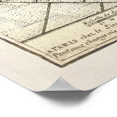  Lille France Map (1708) Poster (Hoek)