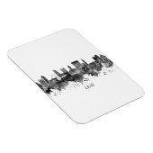Lille France Skyline BW Magneet (Rechterzijde)