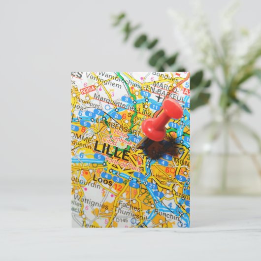 Lille, Frankrijk Briefkaart (Staand voorkant)